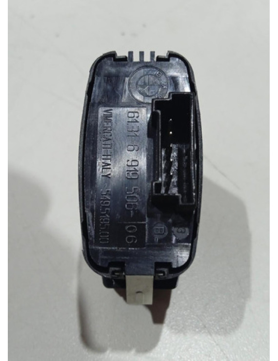 Botão Do Pisca Alerta Bmw X6 2012 Preto