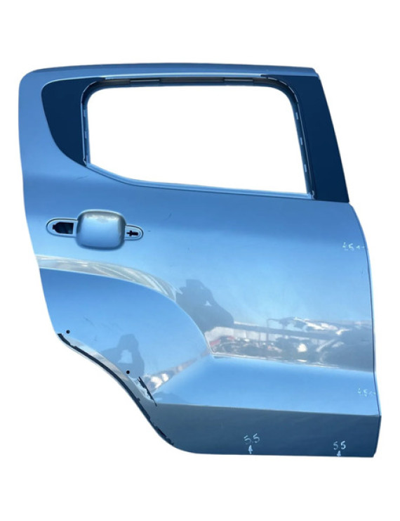 Porta Traseira Direita Fiat Mobi 2017 2018 2019 2020 Traseira Direito Prateado
