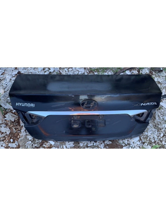 Tampa Traseira Hyundai Sonata 2011 - 2014 / Avaria Preto