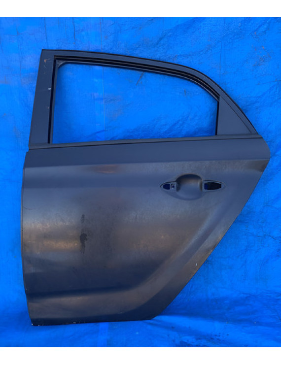 Porta Traseira Esquerda Hb20 Hatch 2012 A 2019 Traseira Esquerdo Preto