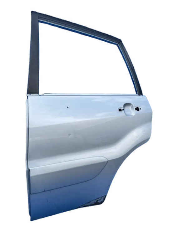 Porta Traseira Esquerda Rav4 2000 Á 2005 Traseira Esquerdo Prateado