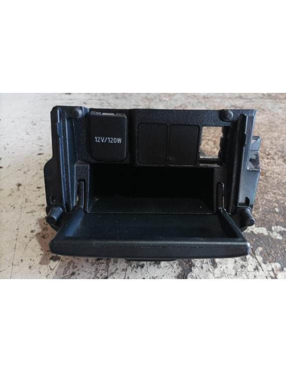 Porta Objetos Tomada 12v Corolla 2016 2017 2018 2019 2020 Preto