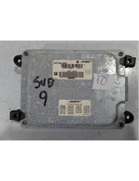 Módulo Amplificador Som Porsche 911 Preto