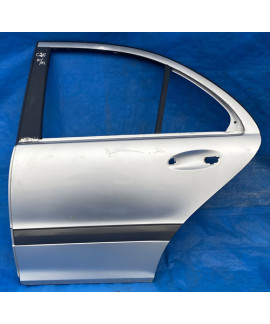 Porta Traseira Esquerda Mercedes C180 C200 C320 01/05 A 2007 Traseira Esquerdo Prateado
