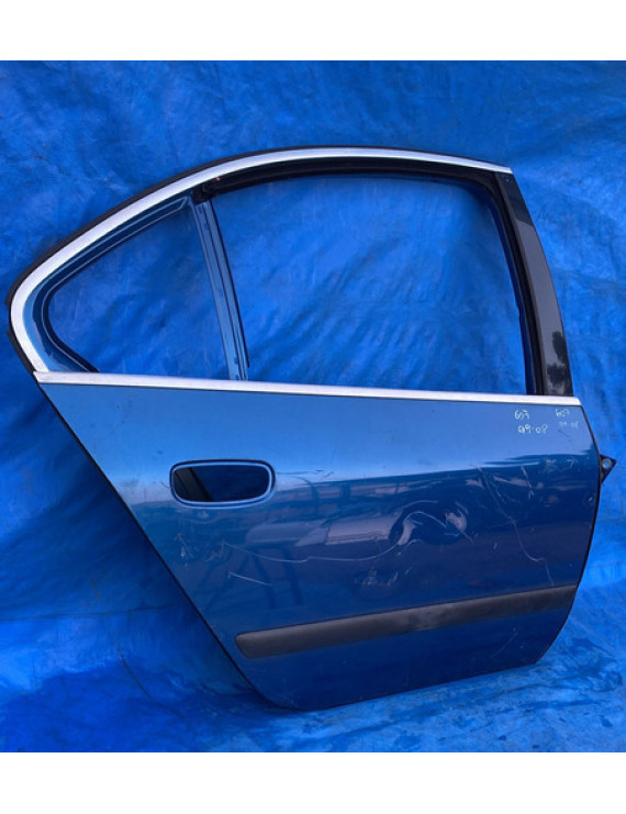 Porta Traseira Direita Peugeot 607 1999 A 2008 Traseira Direita Azul