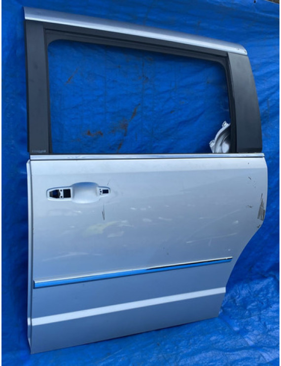 Porta Traseira Esquerda Town & Country 2008 A 2016 Traseira Esquerdo Prateado