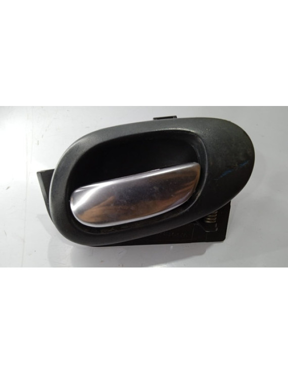 Maçaneta Interna Dianteira Direito Peugeot 207 2005 - 2013 Preto