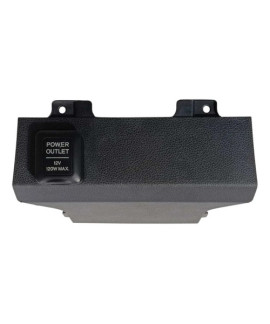 Moldura Console Tomada 12v Acendedor Honda Fit 2009 - 2014 Preto