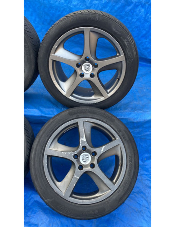 Jogo De Rodas Aro 20 Porsche Cayenne 2005 A 2010 Preto