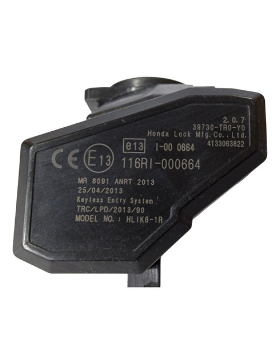 Imobilizador Ignição Civic 2012 - 2016 / 116ri000664 Preto