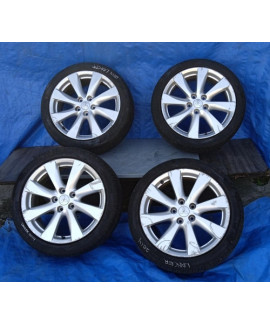 Jogo De Rodas Com Pneus Lancer Gt 2012 2013 2014 2015 2016 Prateado