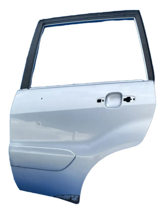 Porta Traseira Esquerda Rav4 2000 Á 2005 Traseira Esquerdo Prateado