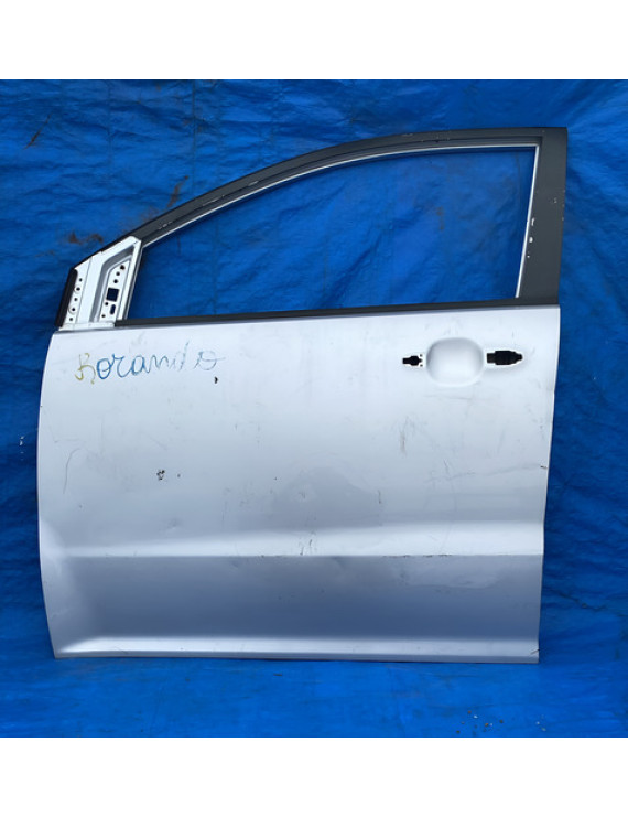 Porta Dianteira Esquerda Ssangyong Korando 2011 A 2014 Dianteira Esquerdo Prateado