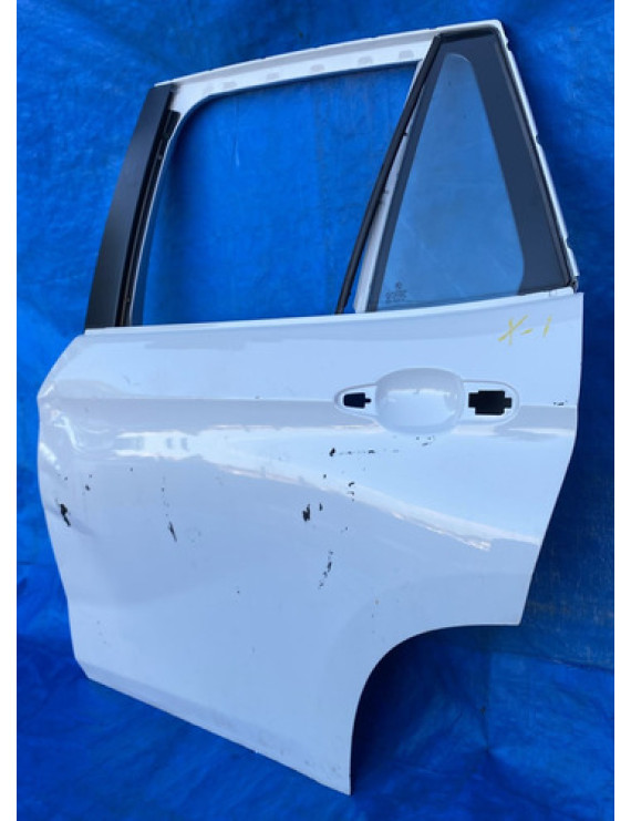 Porta Traseira Esquerda Bmw X1 2009 - 2015 / Detalhe Traseira Esquerdo Branco