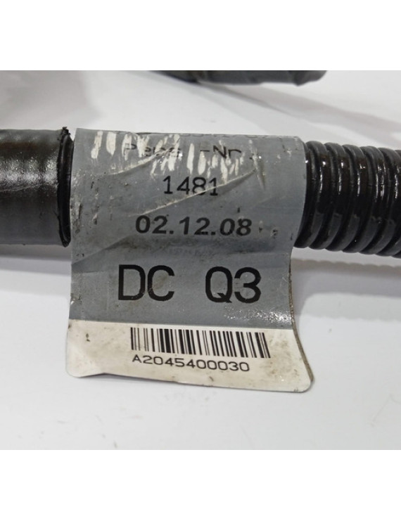 Cabo Bateria Alternador Mercedes C200 2008 - 2011 Preto