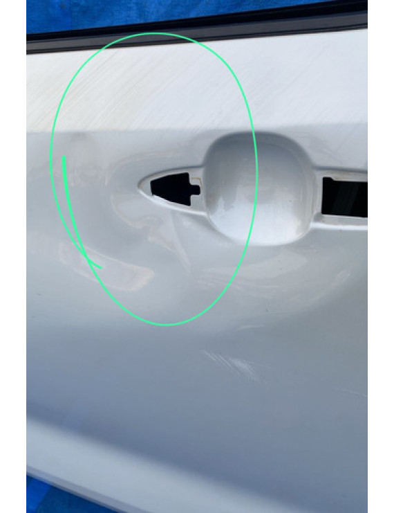 Porta Dianteira Esquerda Corolla 2020 A 2024 Avaria Dianteira Esquerdo Branco