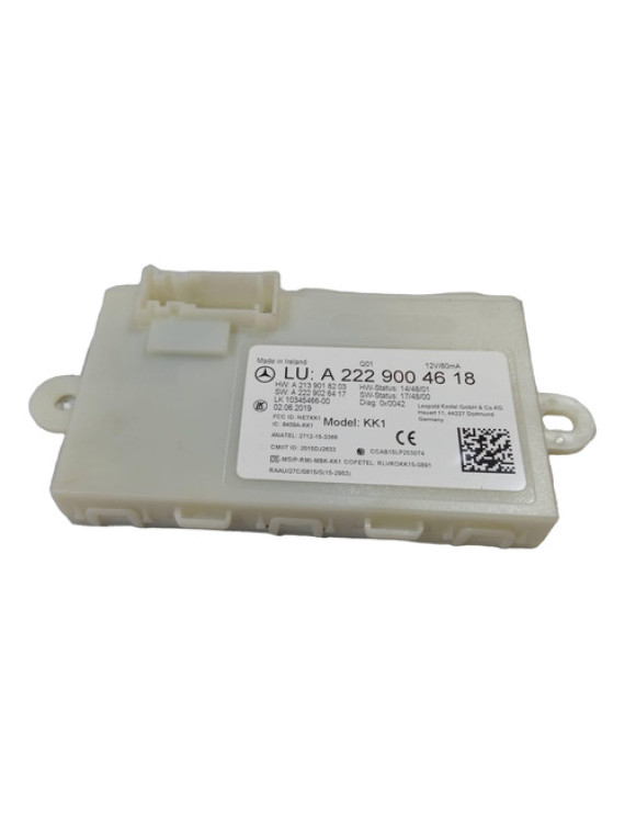 Módulo Sensor Keylles Mercedes E300 2020 / A2229004618   