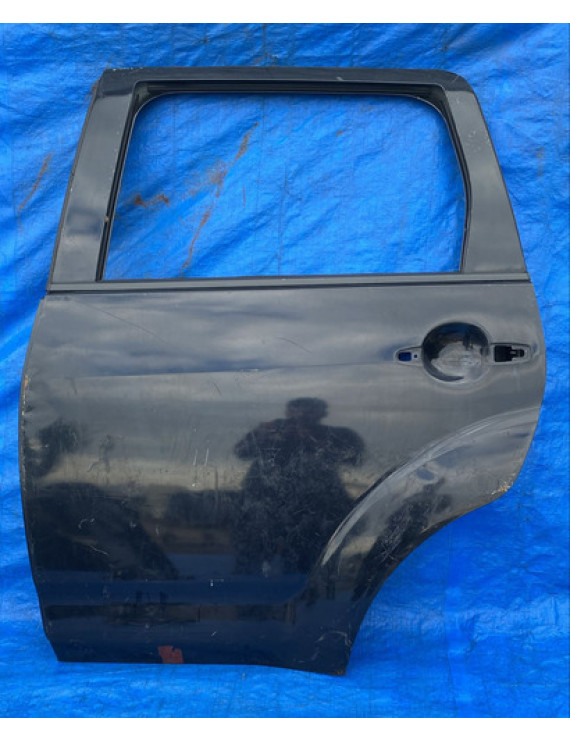 Porta Traseira Esquerda Outlander 2008 A 2013 Traseira Esquerdo Preto