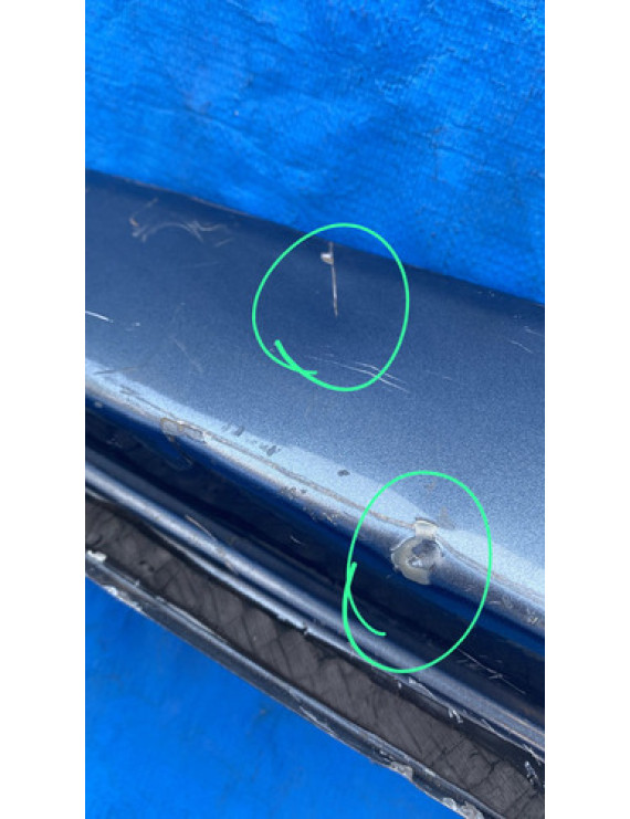 Tampa Traseira Peugeot 206 1999 A 2012 / Detalhe Azul