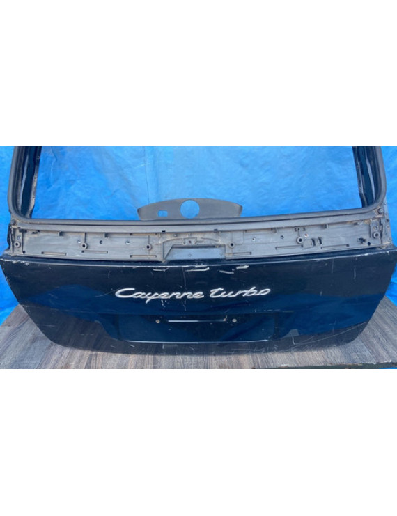 Tampa Traseira Porsche Cayenne 2008 2009  Preto