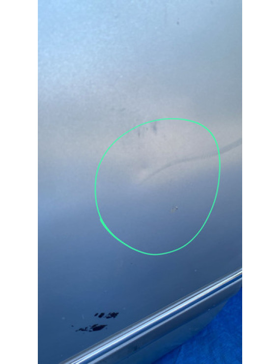 Porta Traseira Direita Mercedes E320 1995 A 2002 Traseira Direita Prateado