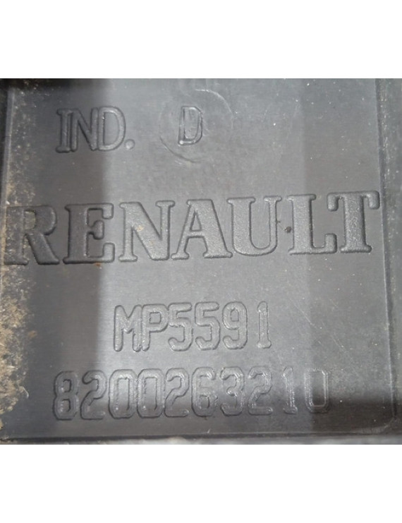 Acabamento Traseira Renault Scenic 2008 - 2012 Preto