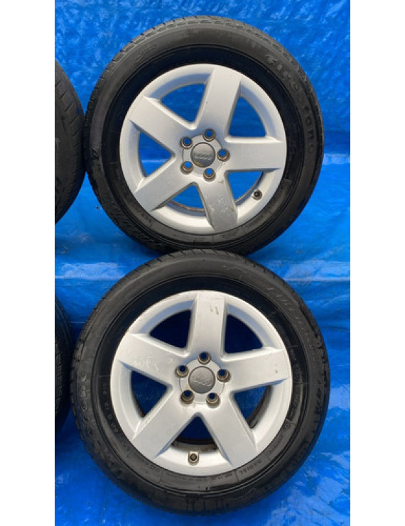 Jogo Rodas Audi A3 2001 A 2005 Aro 15 Preto