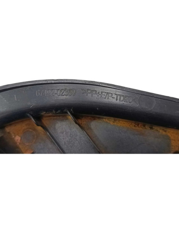 Moldura Interna Retrovisor Esquerdo Corolla 2009 - 2014 Preto