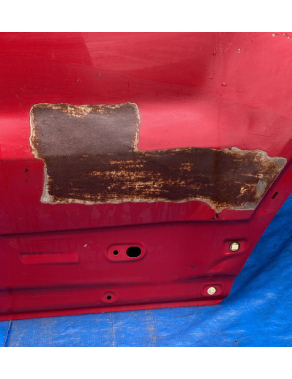 Porta Traseira Esquerda Evoque 2011 2012 2013 Traseira Esquerdo Vermelho