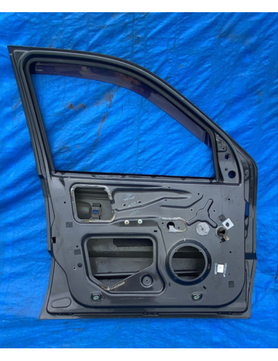 Porta Traseira  Esquerda Ford Ecosport 2003 A 2012 Dianteira Esquerdo Preto