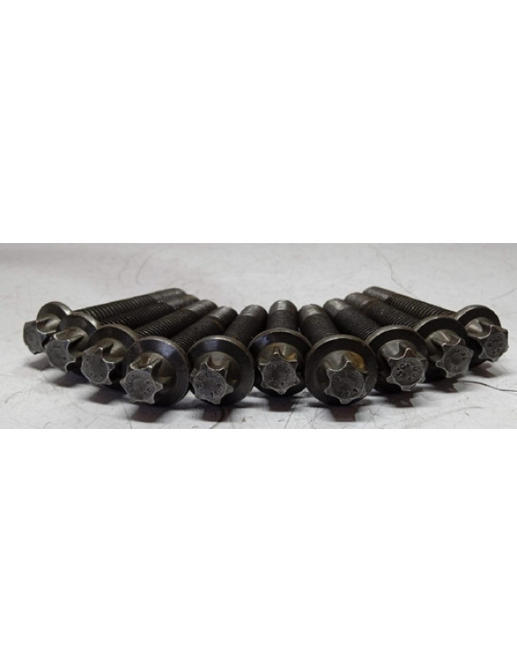 Kit Parafuso Mancal Virabrequim Onix 1.0 2013 - 2018 Preto