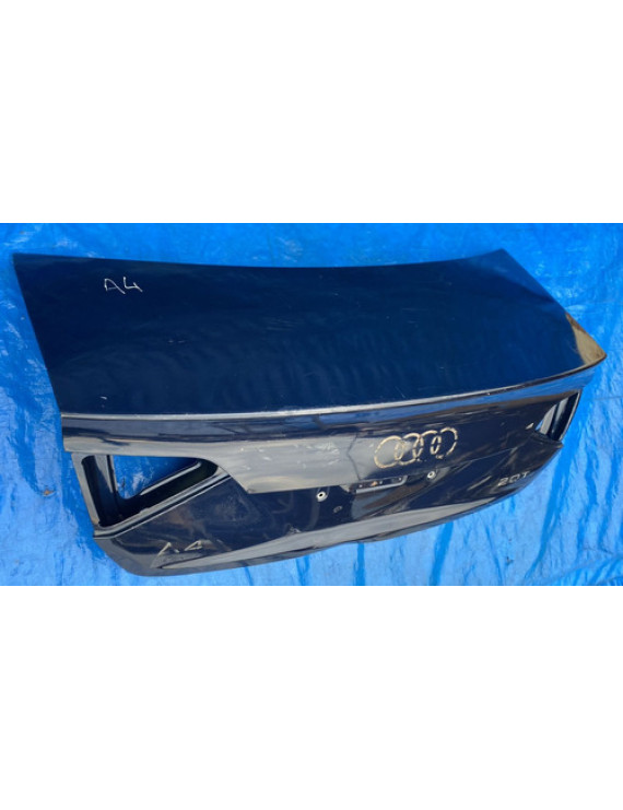 Tampa Traseira Audi A4 2011 A 2013 / Detalhe Preto