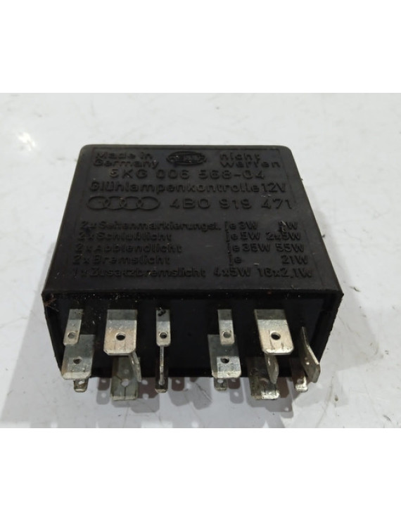 Relé Módulo Limpador Audi A3 2001 - 2005 / 4b0919471    12