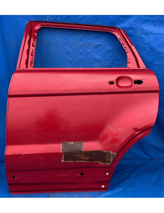 Porta Traseira Esquerda Evoque 2011 2012 2013 Traseira Esquerdo Vermelho