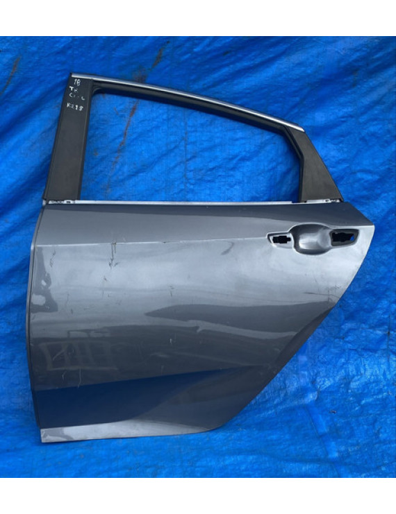 Porta Traseira Esquerda Civic G10 2017 2018 2019 2020 2021 Traseira Esquerda Cinza