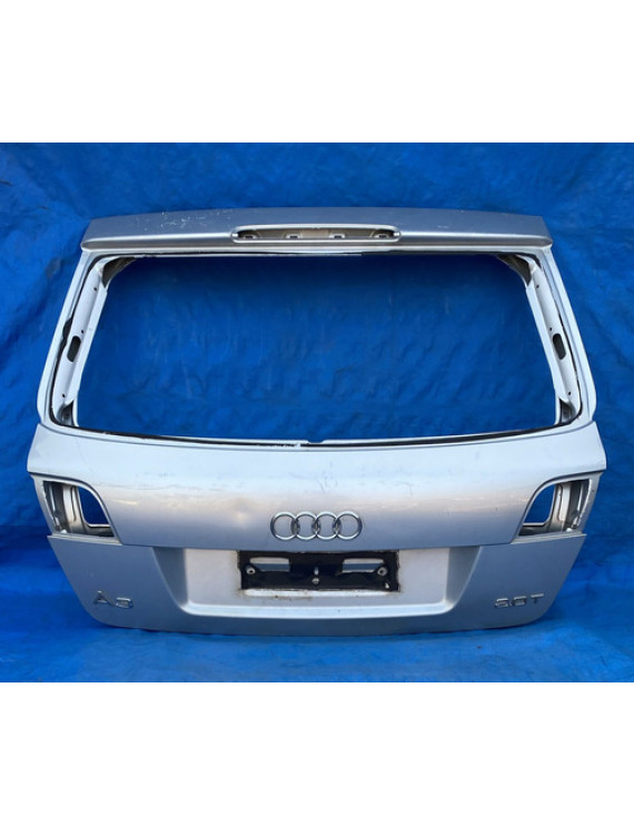 Tampa Traseira Audi A3 Sportback 2007 Prateado