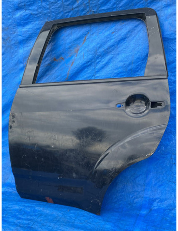Porta Traseira Esquerda Outlander 2008 A 2013 Traseira Esquerdo Preto