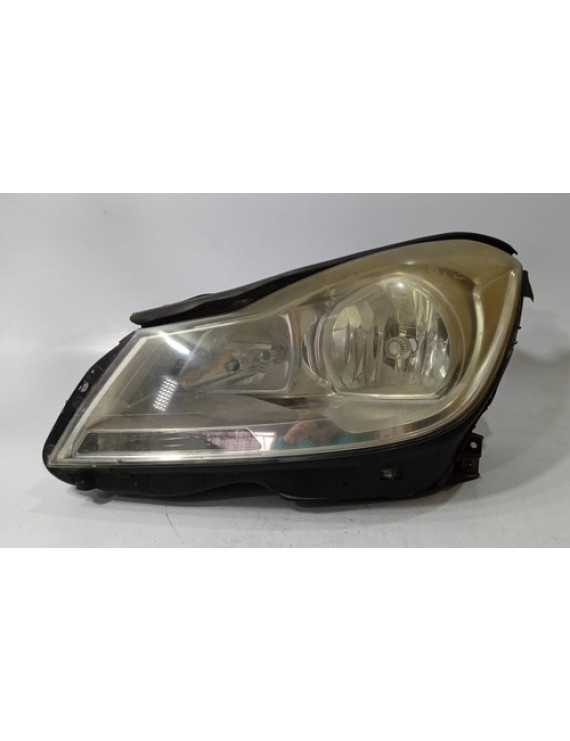Farol Esquerdo Mercedes C180 2010 2011 / Detalhe Esquerdo/motorista