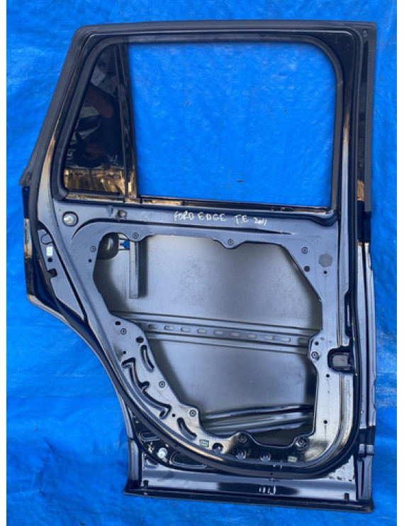 Porta Traseira Esquerda Ford Edge 2011 A 2014 Traseira Esquerdo Preto