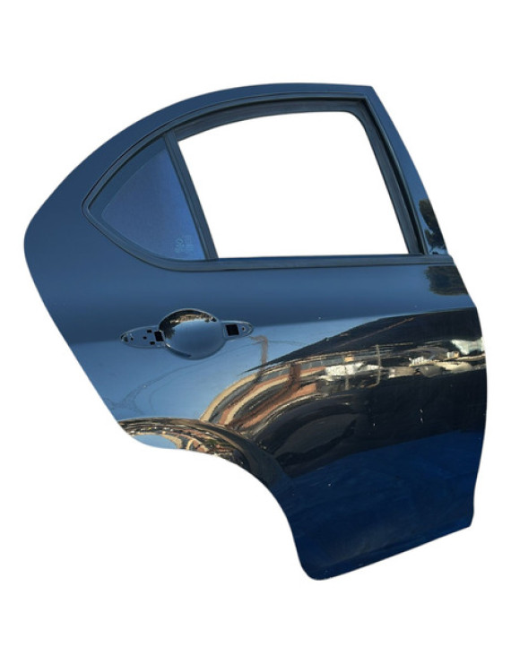 Porta Traseira Direita Jac J3 Hatch 2010 A 2014 Traseira Direita Preto