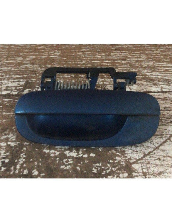 Maçaneta Externa Traseira Esquerda Peugeot 607 2001 Preto