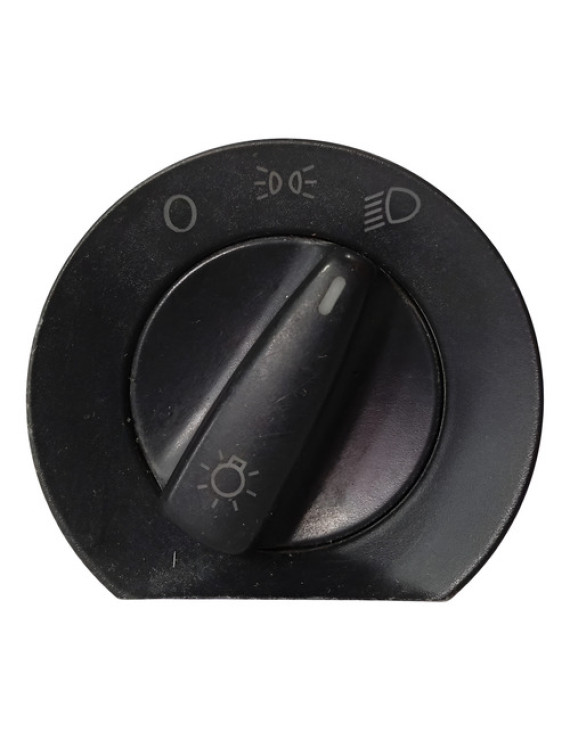 Botão Comando Farol Vw Gol Saveiro 2000 - 2005 Preto