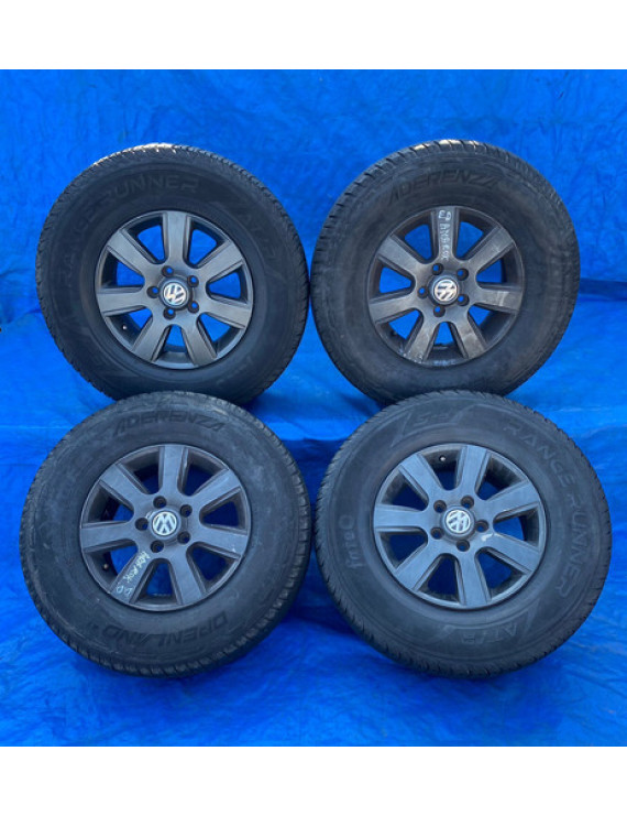 Jogo De Rodas Amarok Aro 16 2012 2013 2014 2014 Prateado