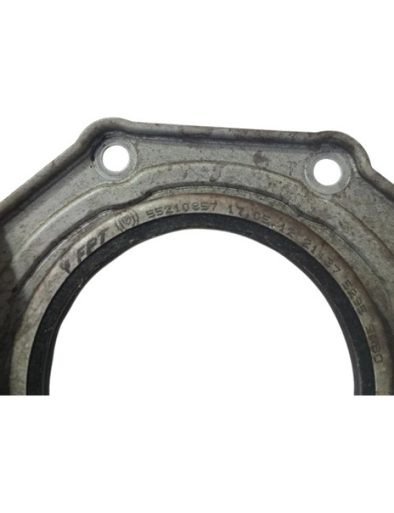 Flange Retentor Virabrequim Mobi Uno Palio 1.0 2015 2016 Prateado