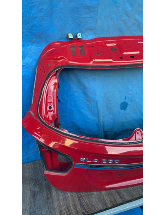 Tampa Traseira Mercedes Gla200 2015 2016 2017 2018 Vermelho