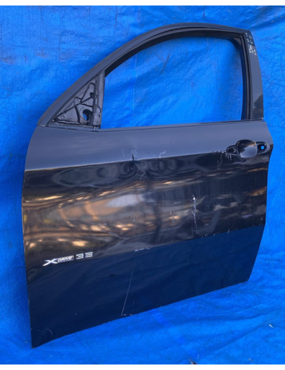 Porta Dianteira Esquerda Bmw X6 2010 - 2014 Detalhe Dianteira Esquerdo Preto