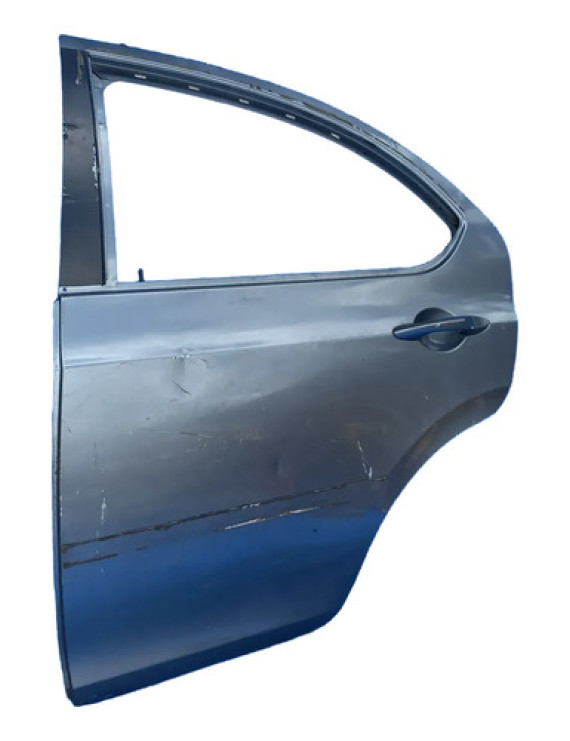 Porta Traseira Esquerda Jac J3 Hatch 2010 A 2013 / Detalhe Traseira Esquerda Cinza