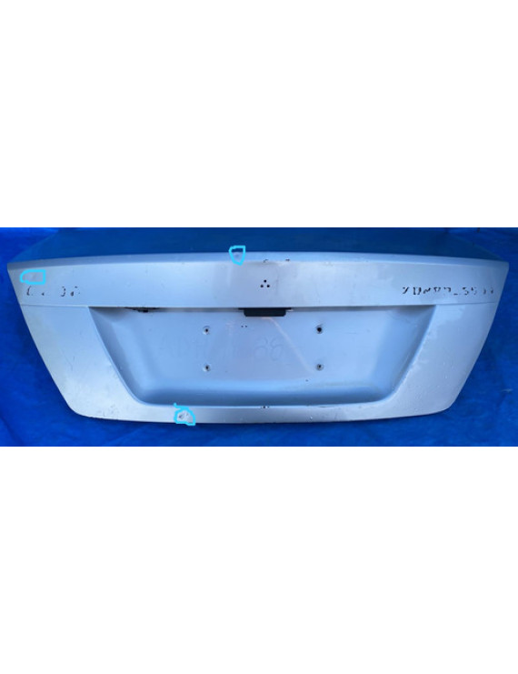 Tampa Traseira Mercedes C200 2008 2009 2010 2011 Prateado
