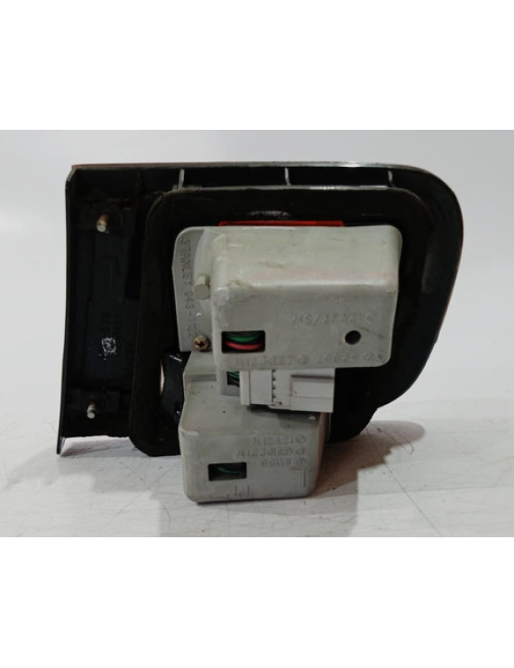 Lanterna Esquerda Tampa Honda Civic 1992 - 1996 Esquerdo/motorista Vermelho / Âmbar / Claro