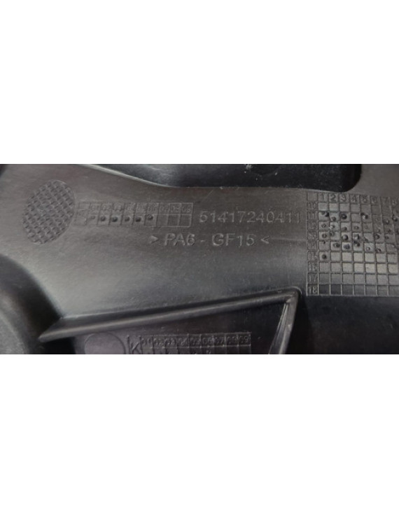 Maçaneta Interna Traseira Esquerda Bmw 118 2007 - 2012 Preto Traseira